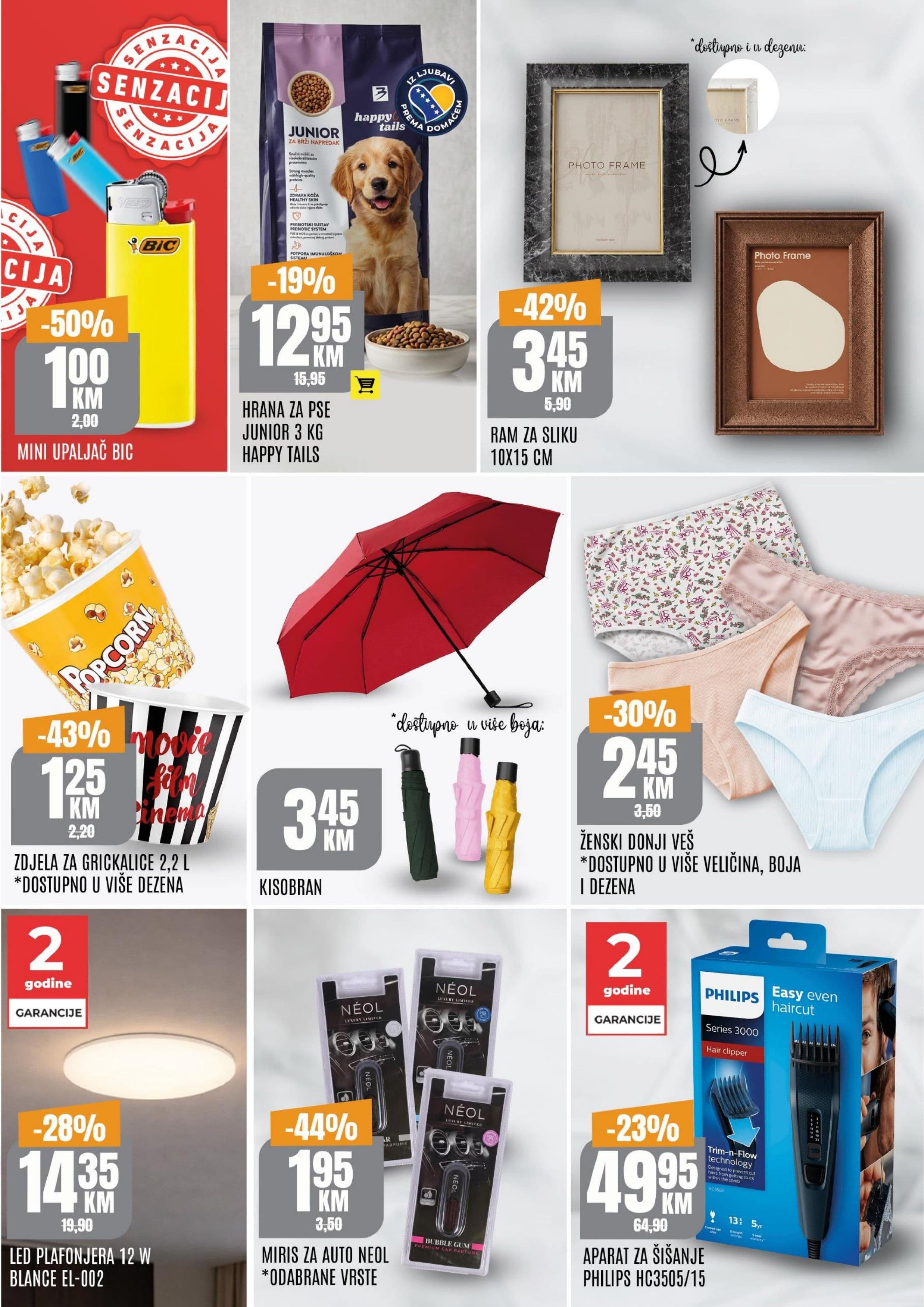 Bingo Akcija 08.10.-11.10.2026 - Stranica 7 Bingo katalog letak - Bingo vikend akcija od 08.10. do 11.10.2026 (08.10.-11.10.2026) - Stranica 7 - Hrana za ljubimce, lična njega i kućna rasvjeta brendova Philips i Bic.