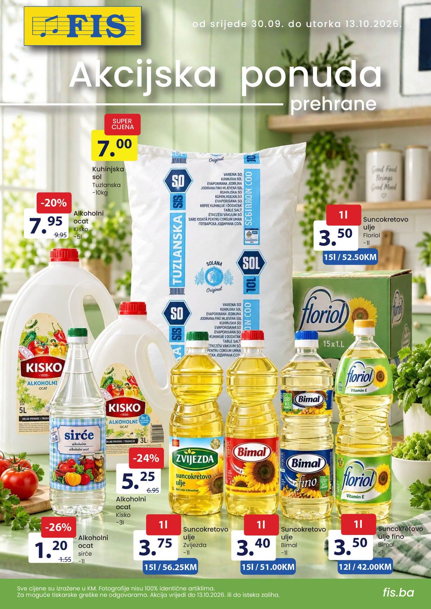 Fis Akcija 30.09.-13.10.2026 - Stranica 1 Fis katalog letak - Fis katalog akcija od 30.09. do 13.10.2026 (30.09.-13.10.2026) - Stranica 1