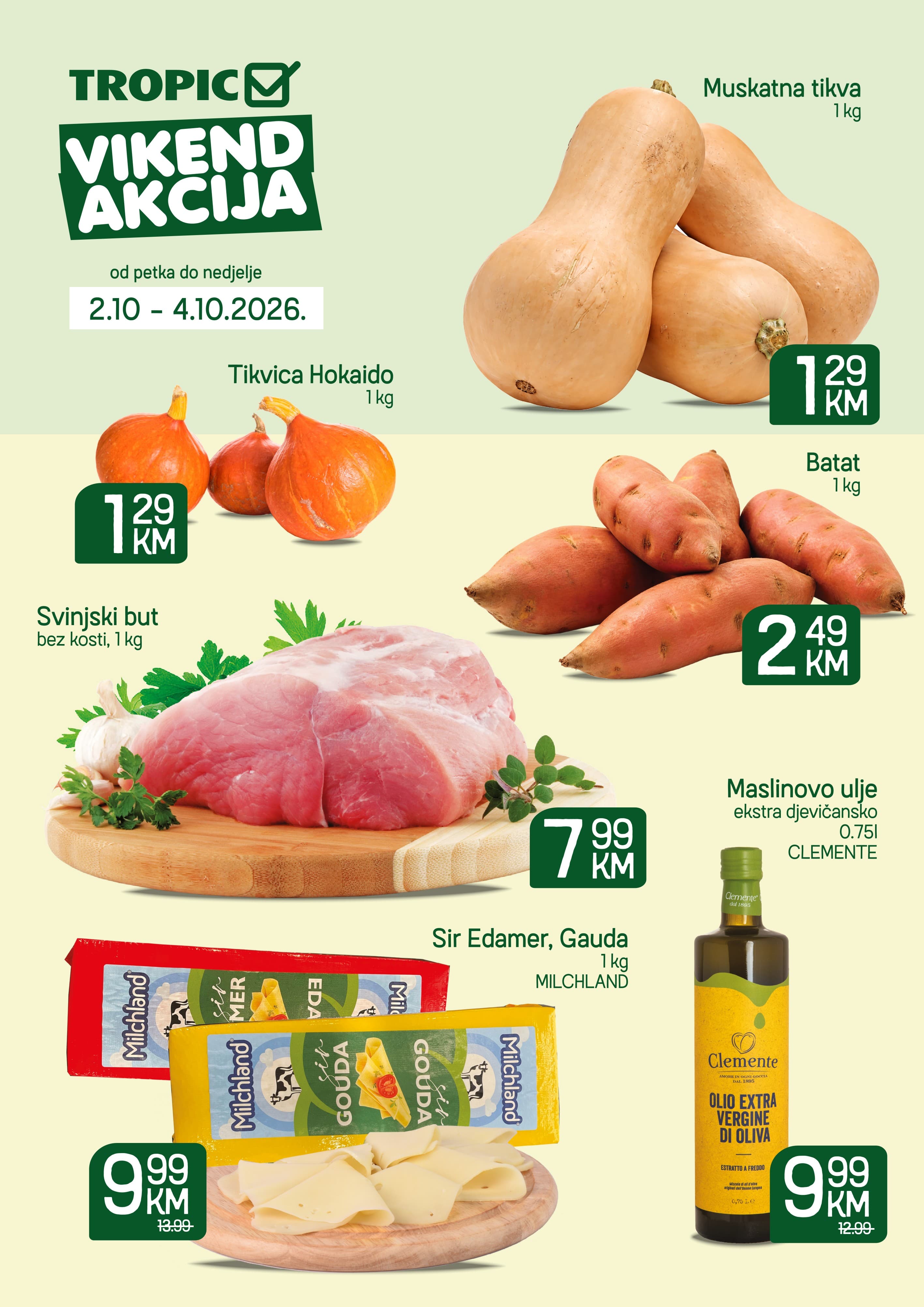 Tropic Akcija 02.10.-04.10.2026 - Stranica 1 Tropic katalog letak - Tropic vikend akcija od 02.10 do 04.10.2026 (02.10.-04.10.2026) - Stranica 1